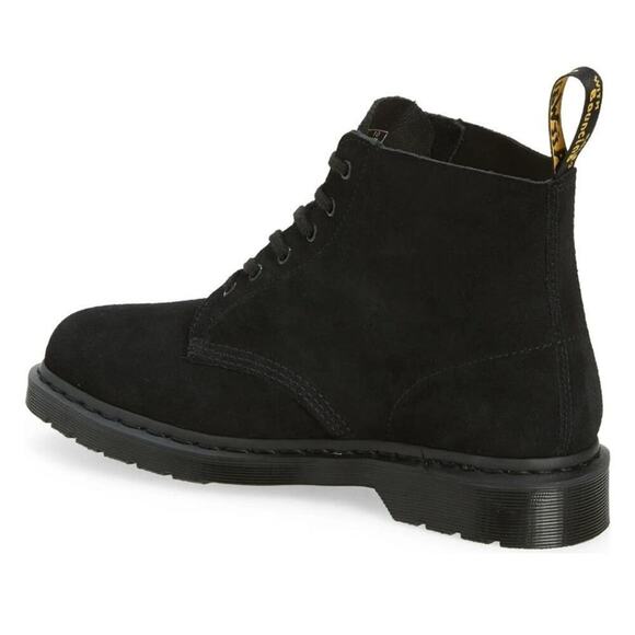 Dr. Martens 101 Mono Lace-Up Boot black suede leather men's‎ size 8 new Grunge - Picture 2 of 13
